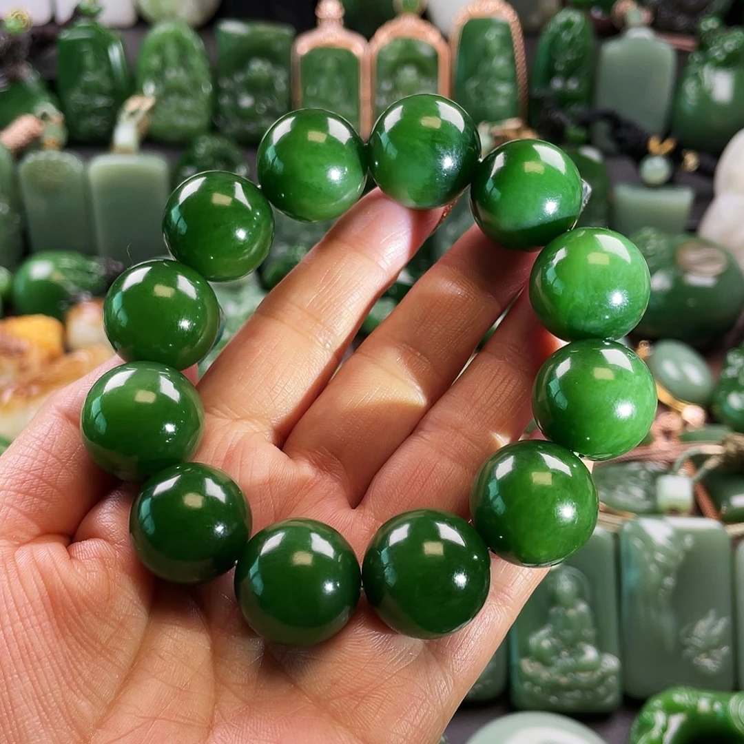 和田玉手串未镶嵌B****0