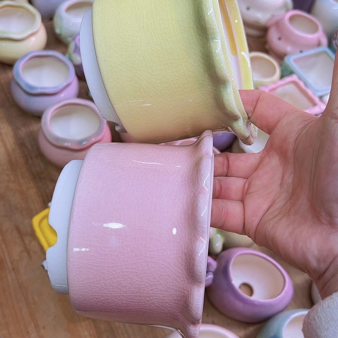 陶瓷花盆当场凑满12包邮