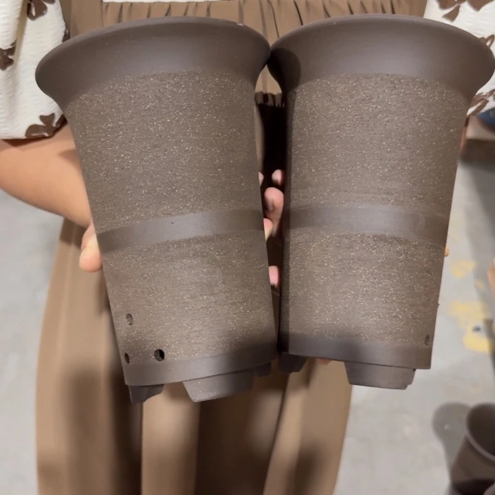 紫砂紫砂花盆破损补发高度20口14