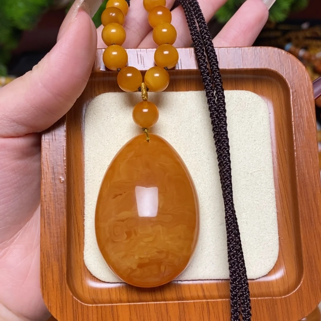 【闪购商品】蜜蜡颈饰未镶嵌项链