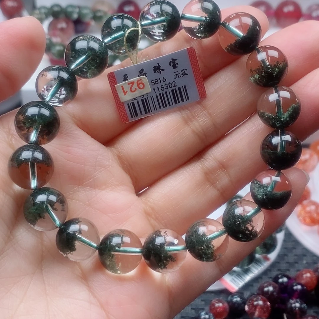 手链水晶未镶嵌绿幽灵手链115303