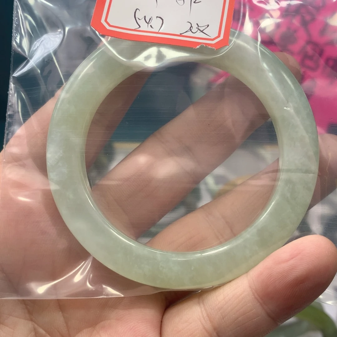 透闪石-蛇纹石玉手镯未镶嵌轩*