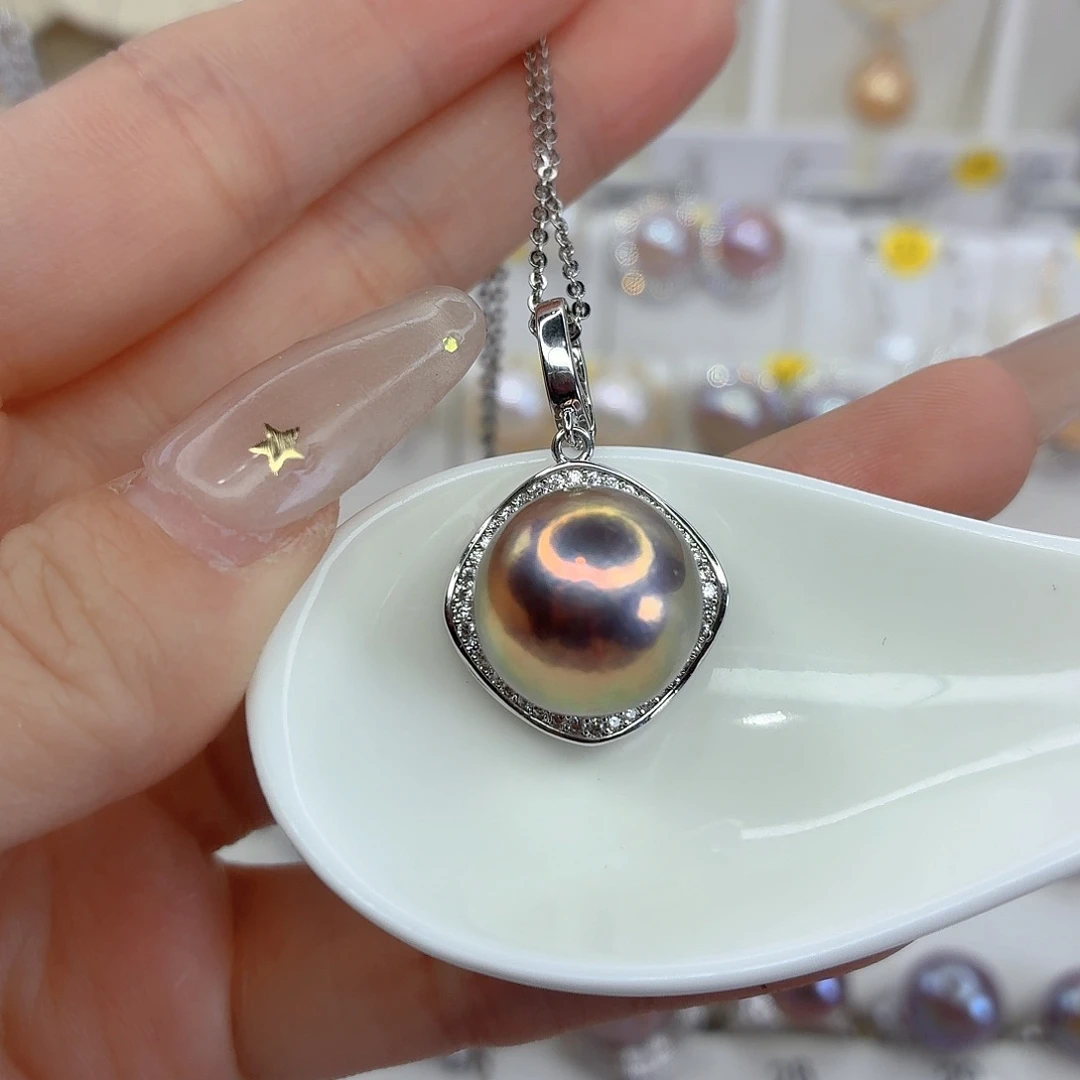 淡水珍珠合金颈饰