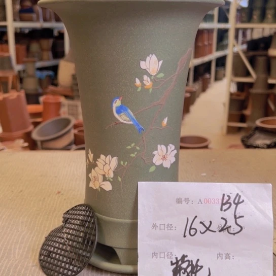 紫砂花盆紫紫砂盆