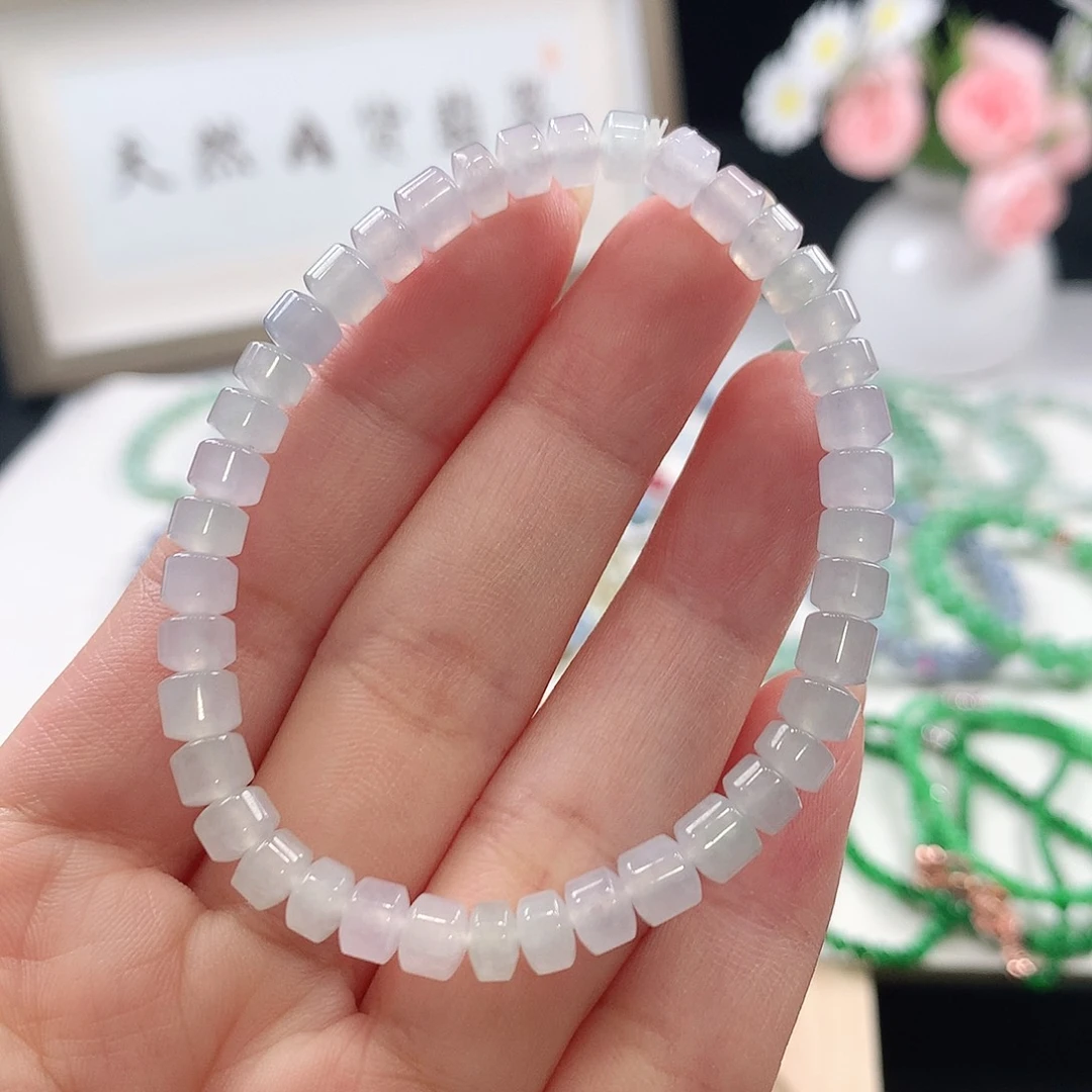 翡翠未镶嵌手链手链5.5mm