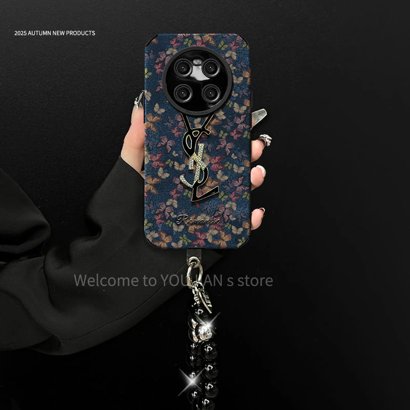 汇客凡品【华为Mate40/40Pro】潮牌网红复古蝴蝶防摔手机壳女款