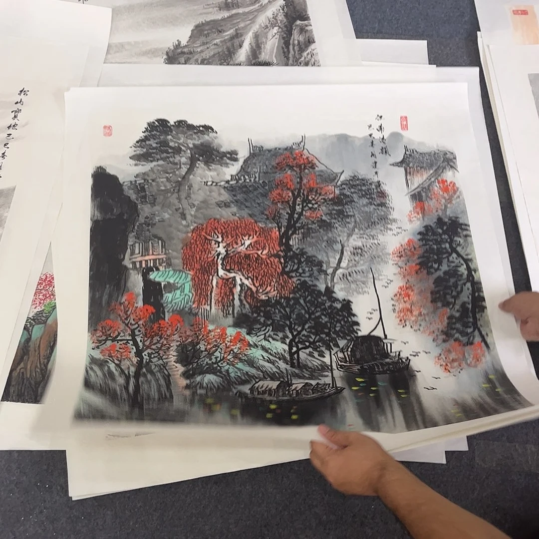 国画TD精品国画作品单幅任发