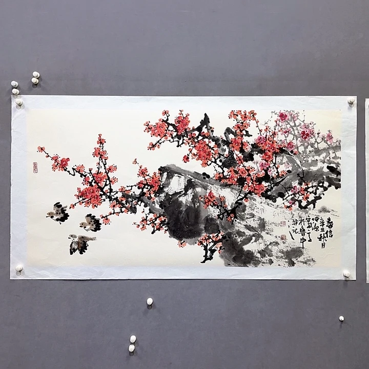 国画亲笔手绘放心去藏