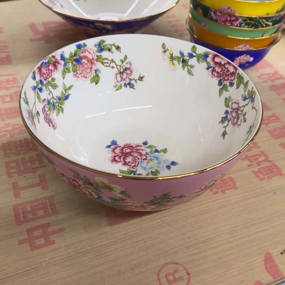陶摆件景德镇珐琅彩餐具