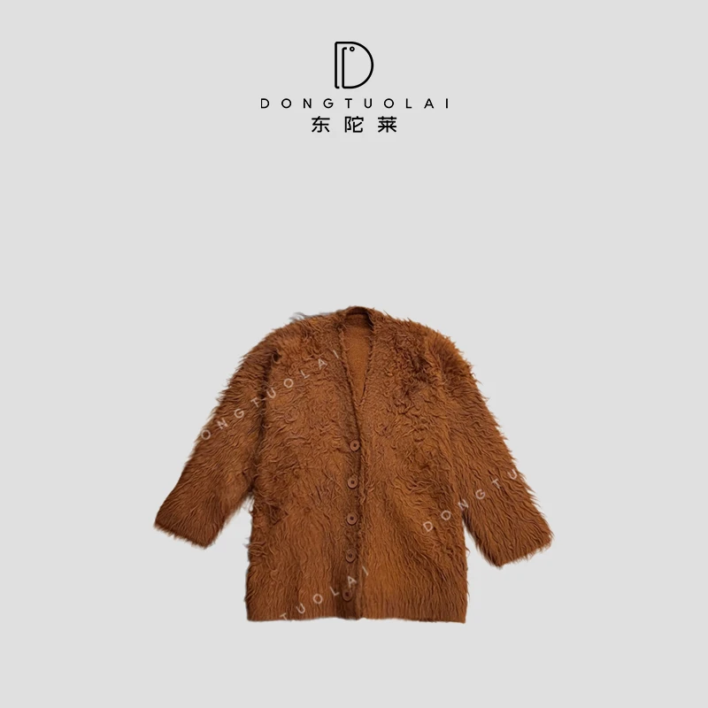 《柑橘》上衣气质短款休闲百搭休闲宽松毛衣针织