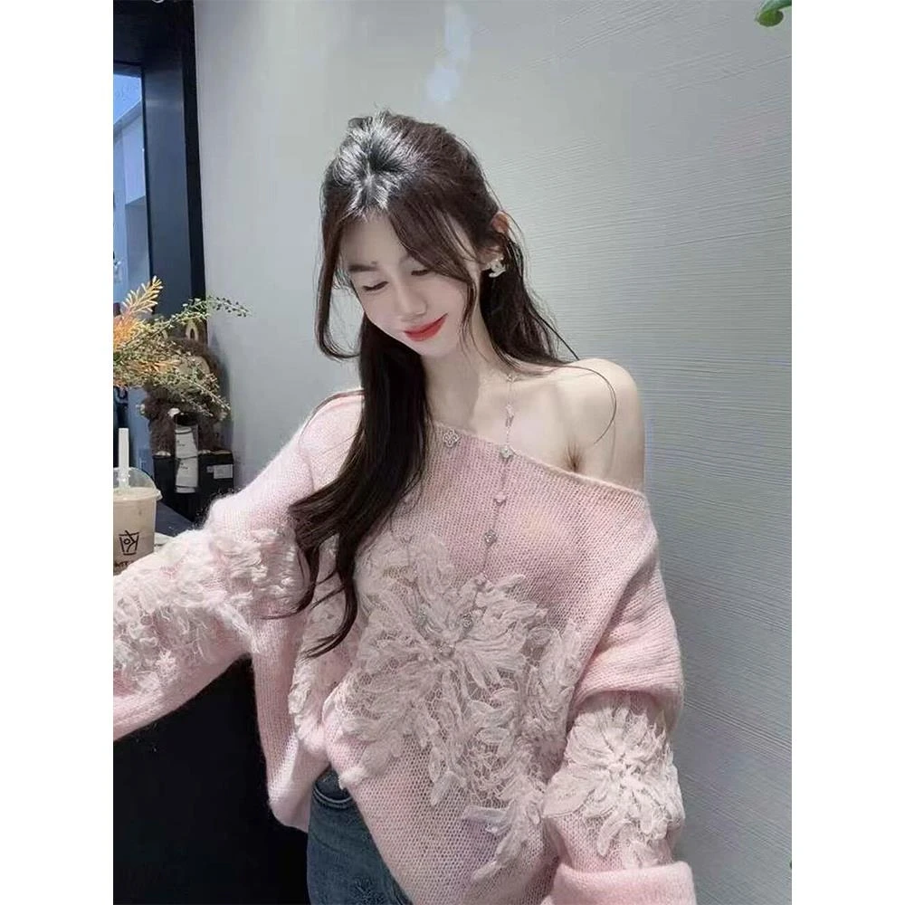 2025秋季新款独特绝美高级感宽松超好看洋气减龄针织衫毛衣外套女