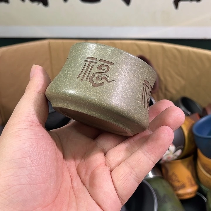 茶杯紫砂全手工紫砂主人杯