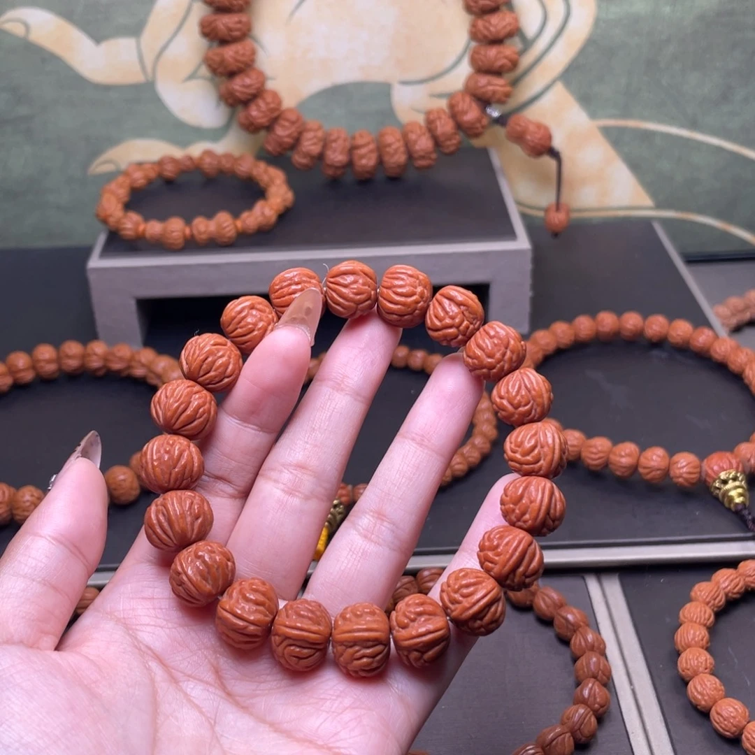 仗****桃核吊坠15红魔爆肚