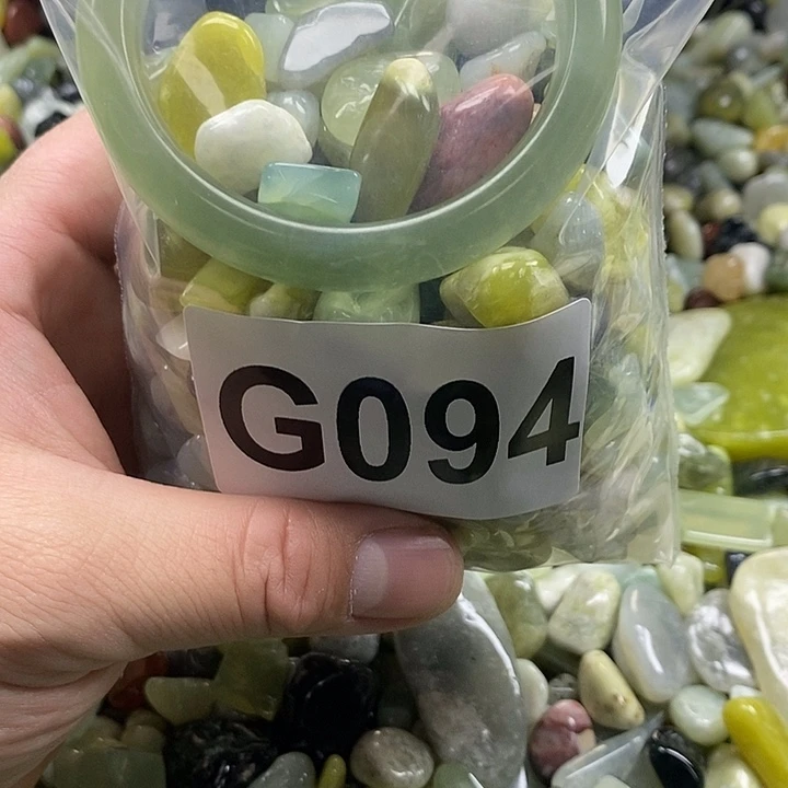 岫玉鱼缸石未镶嵌