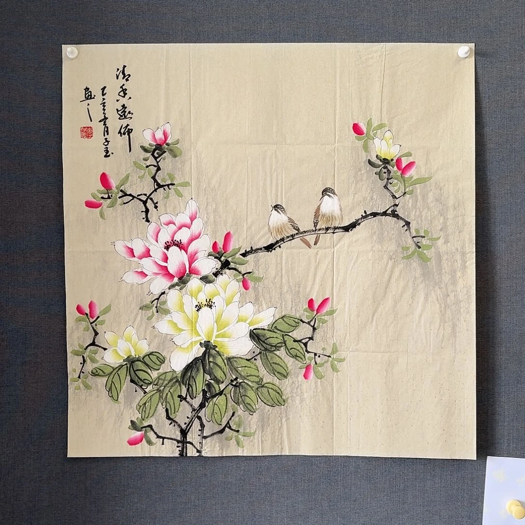 纯手绘作品年画优惠链接
