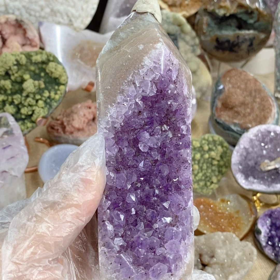 水晶天然石摆件未镶嵌