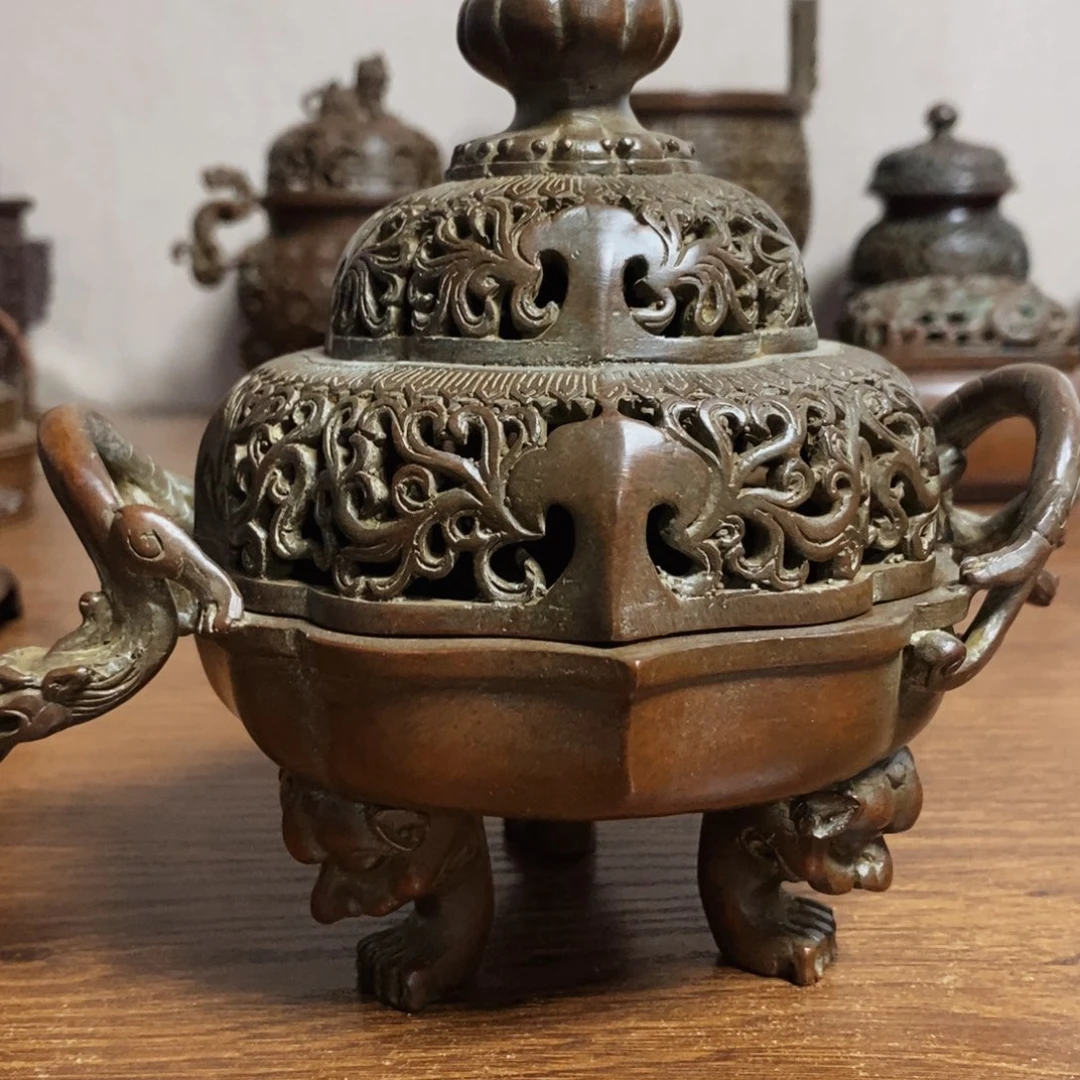 铜盛世铜炉铜器香炉工艺品