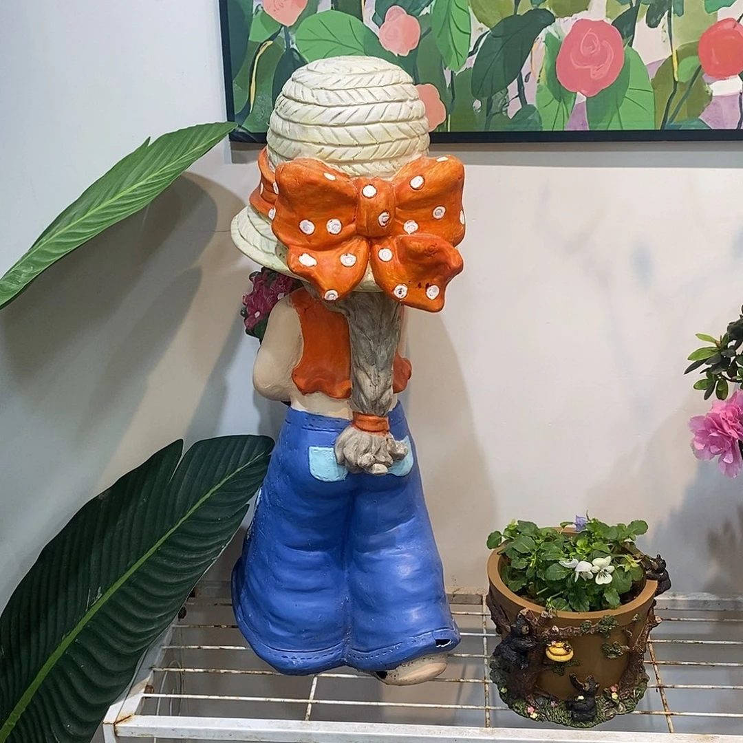 有机玻璃捧花女孩