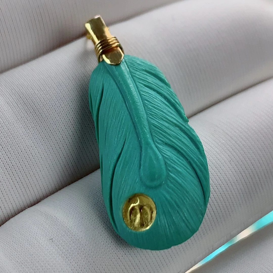 绿松石挂件未镶嵌