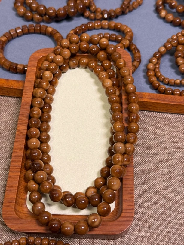 108颗念珠精挑库克黄皮黄料10