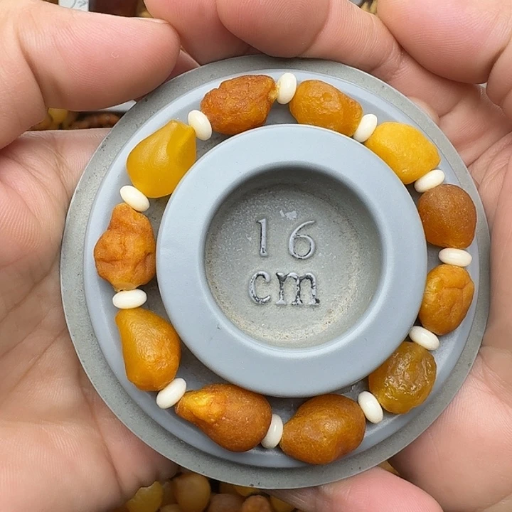 蜜蜡未镶嵌裸石天然蜜蜡手串