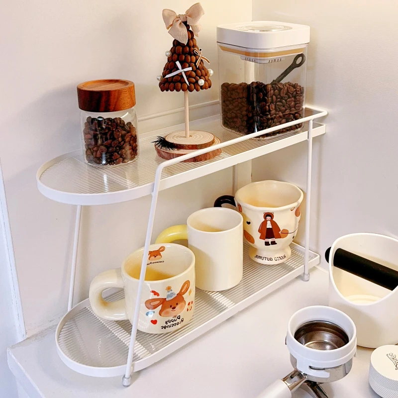桌面置物架台面杯架子轻奢咖啡杯架水杯架茶杯架茶具杯子收纳架