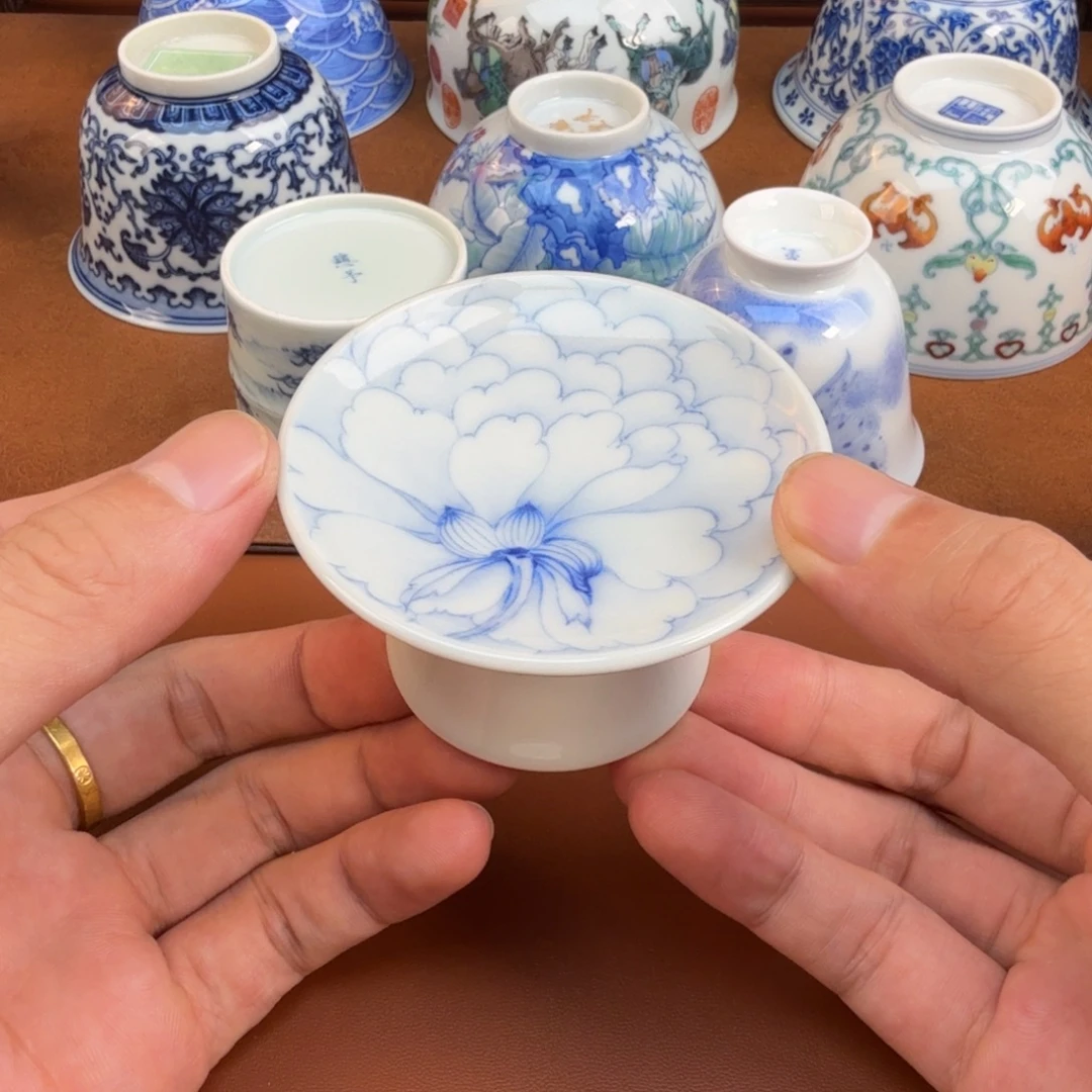 摆件景德镇瓷器手工手绘