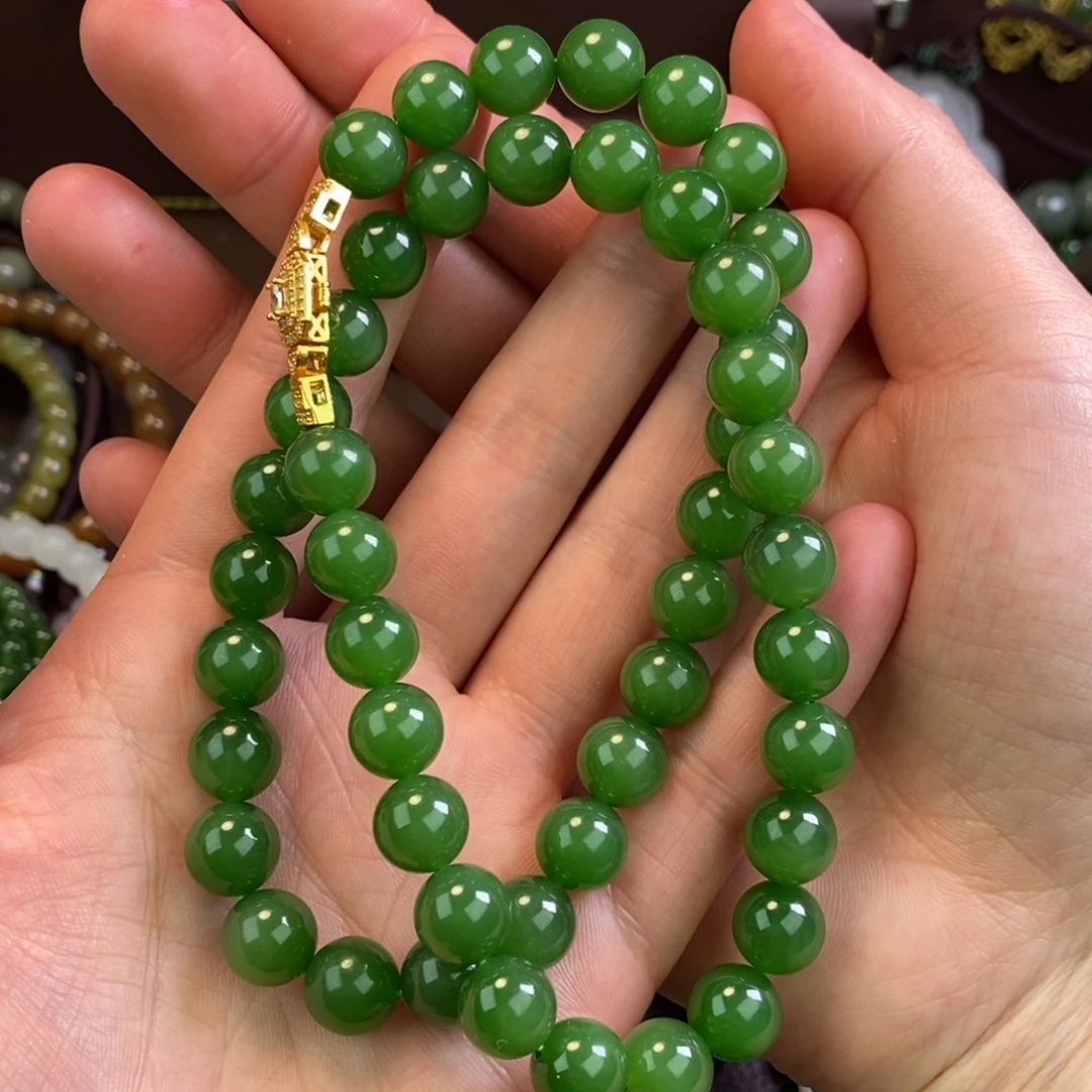 和田玉颈饰未镶嵌