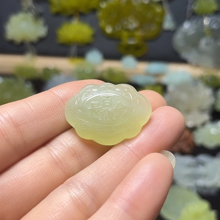 未镶嵌蛇纹石玉发饰