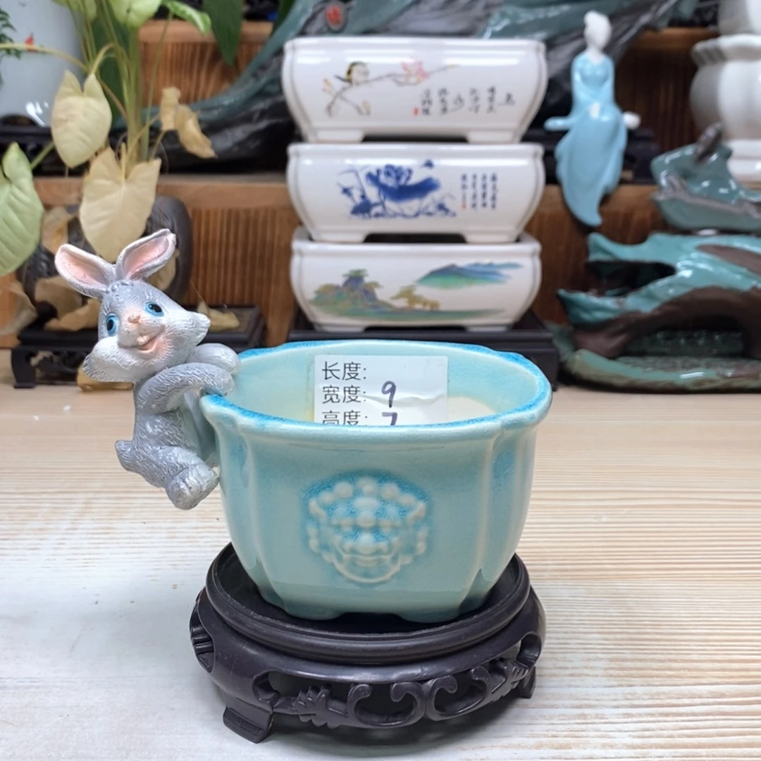 花盆紫砂陶瓷艺术花盆陶瓷