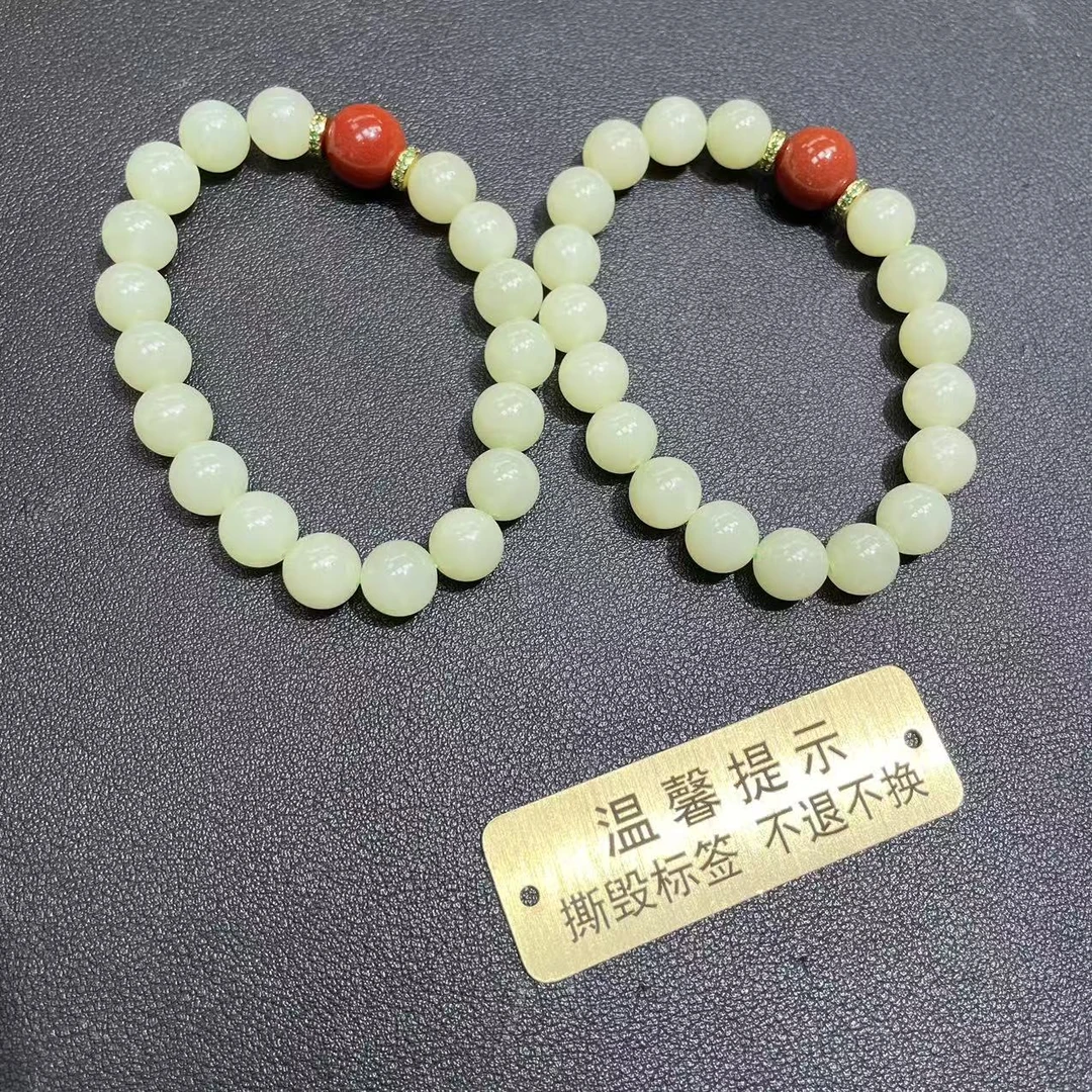 【胖】和田玉手串多样性发其一@k