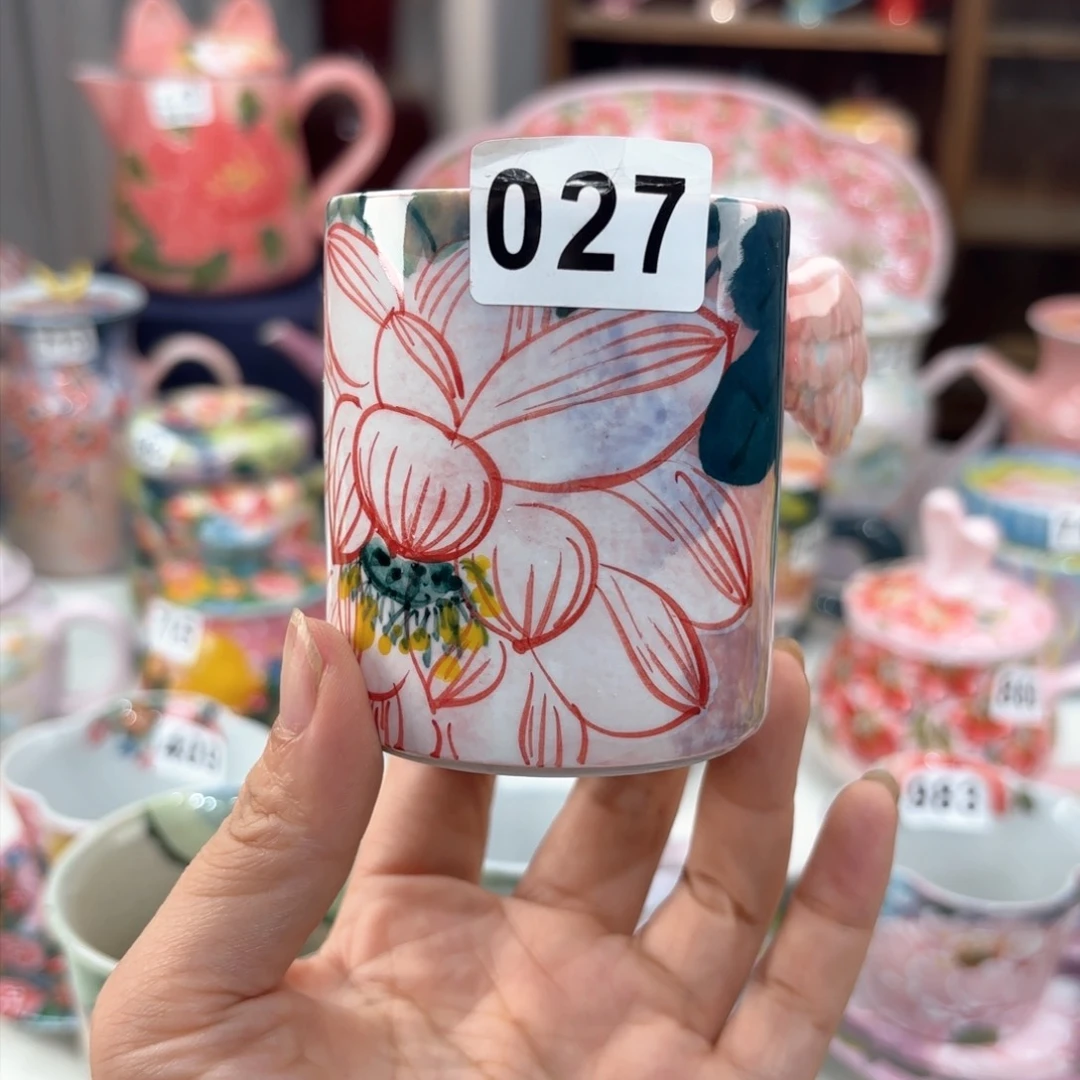 景德镇手绘高温釉下彩陶瓷茶具