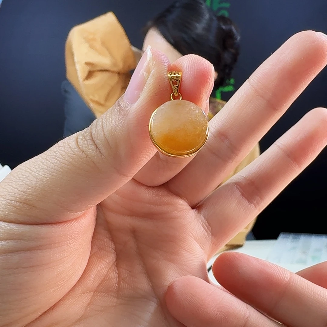 翡翠银S925镶嵌吊坠(不含链)925镶嵌