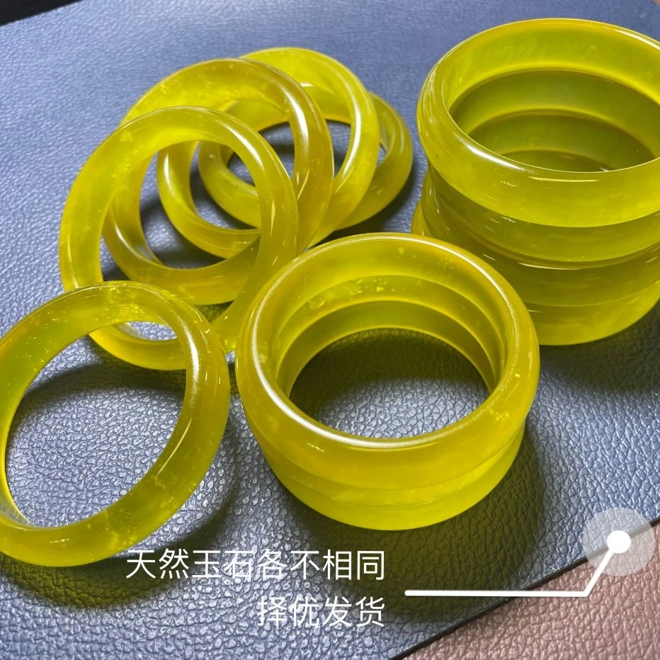YH【黄金富贵】玉手镯岫玉精美镯子多样性发货一个天然玉石无优化