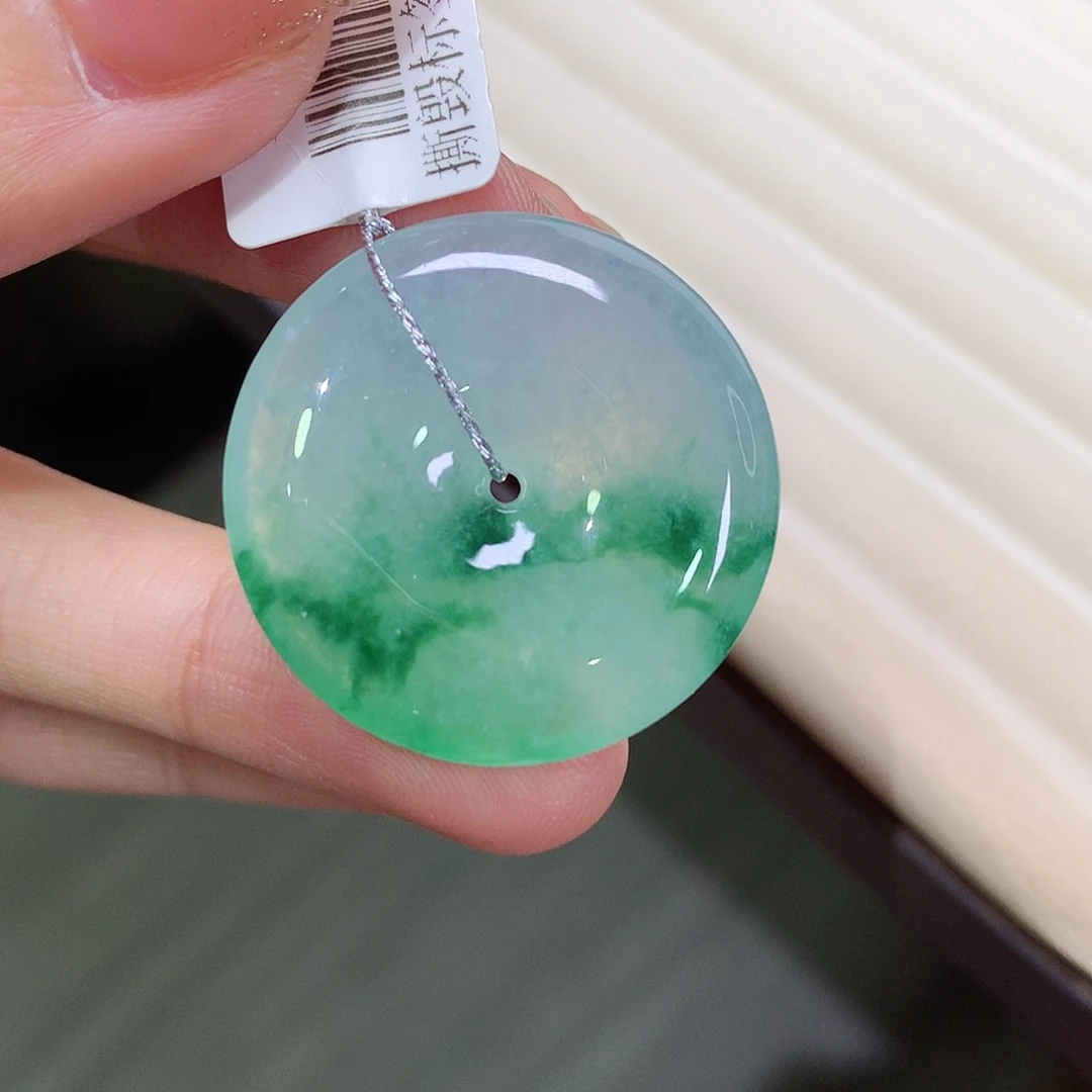 翡翠未镶嵌颈饰28.3-5.6