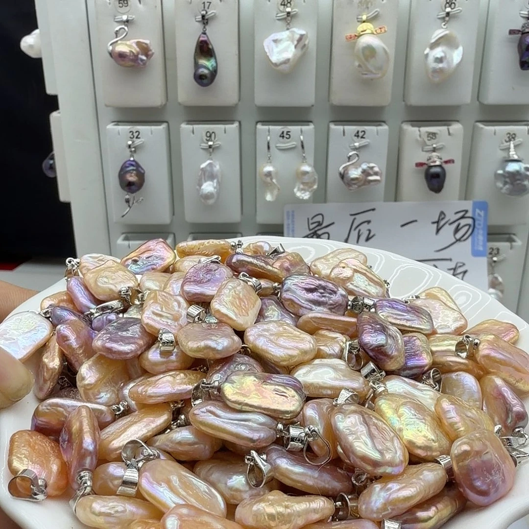 淡水珍珠颈饰合金