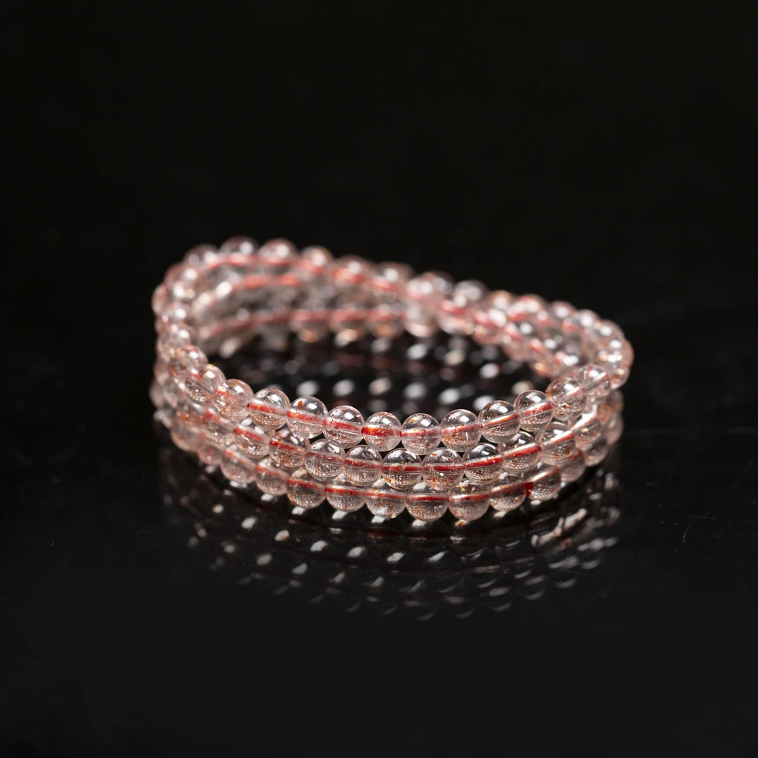 晶匠金草莓手串6mm+多样性发一 编号-X27115