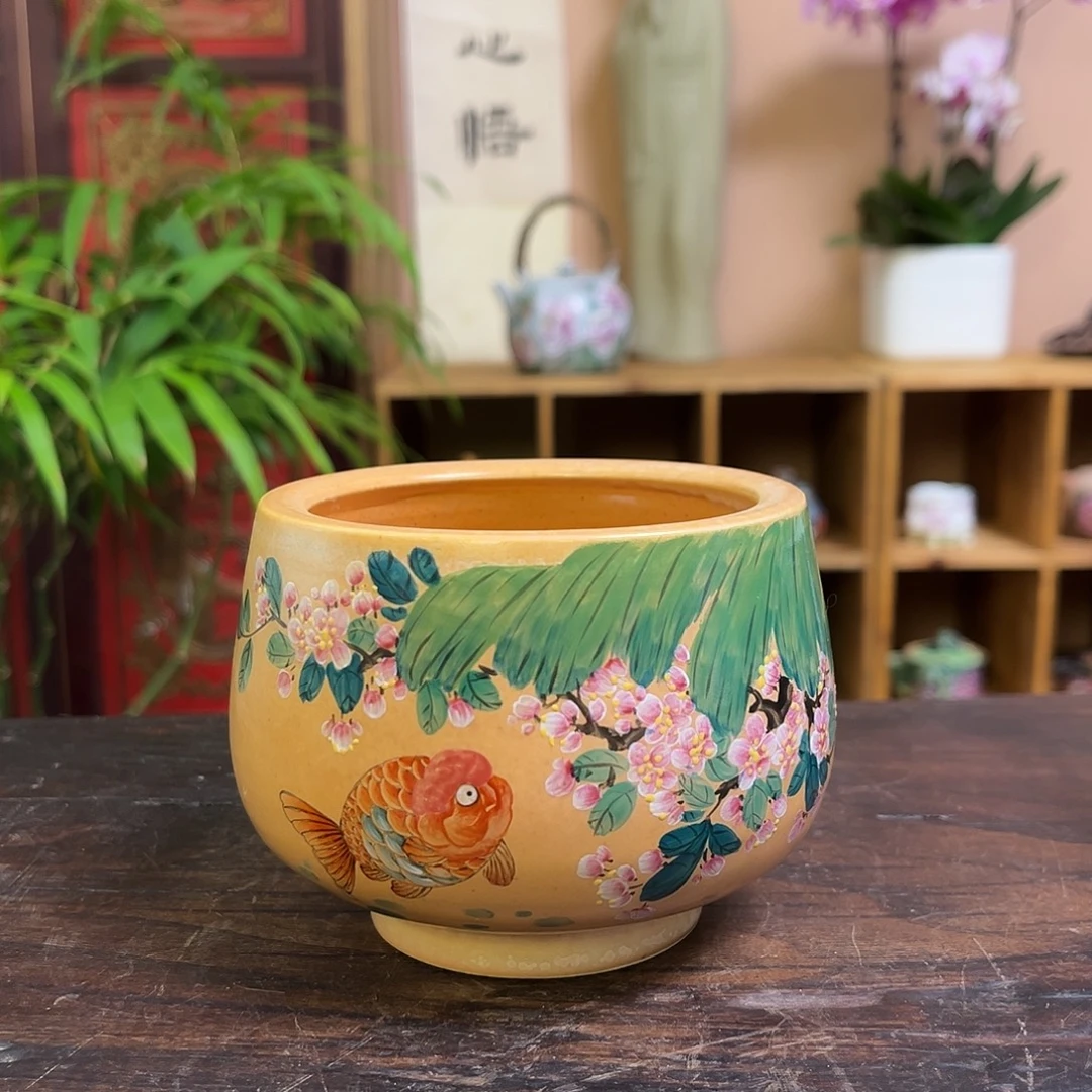 景德镇柴烧手工手绘茶具
