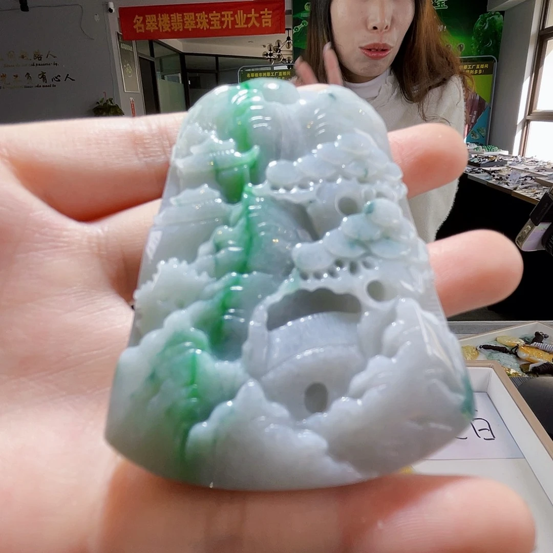 颈饰未镶嵌翡翠翡翠