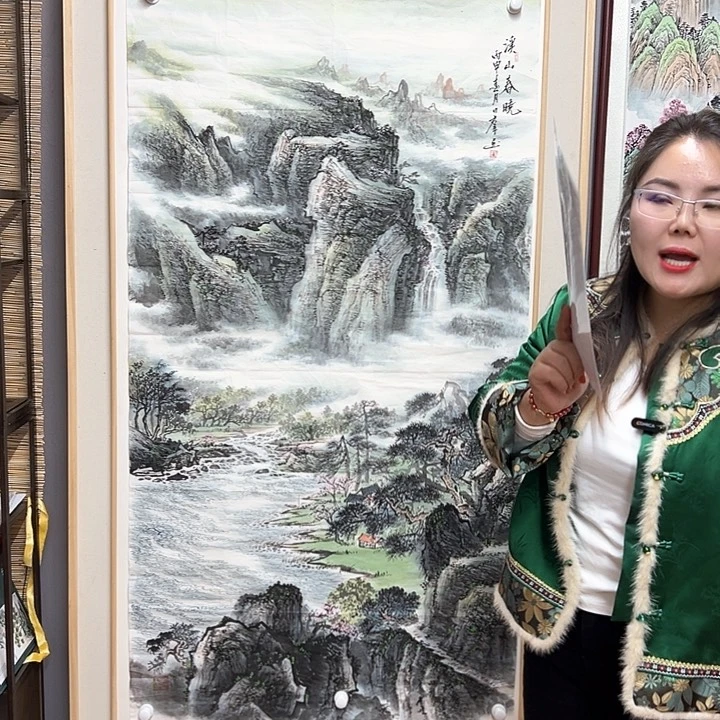 国画中美老师国画作品