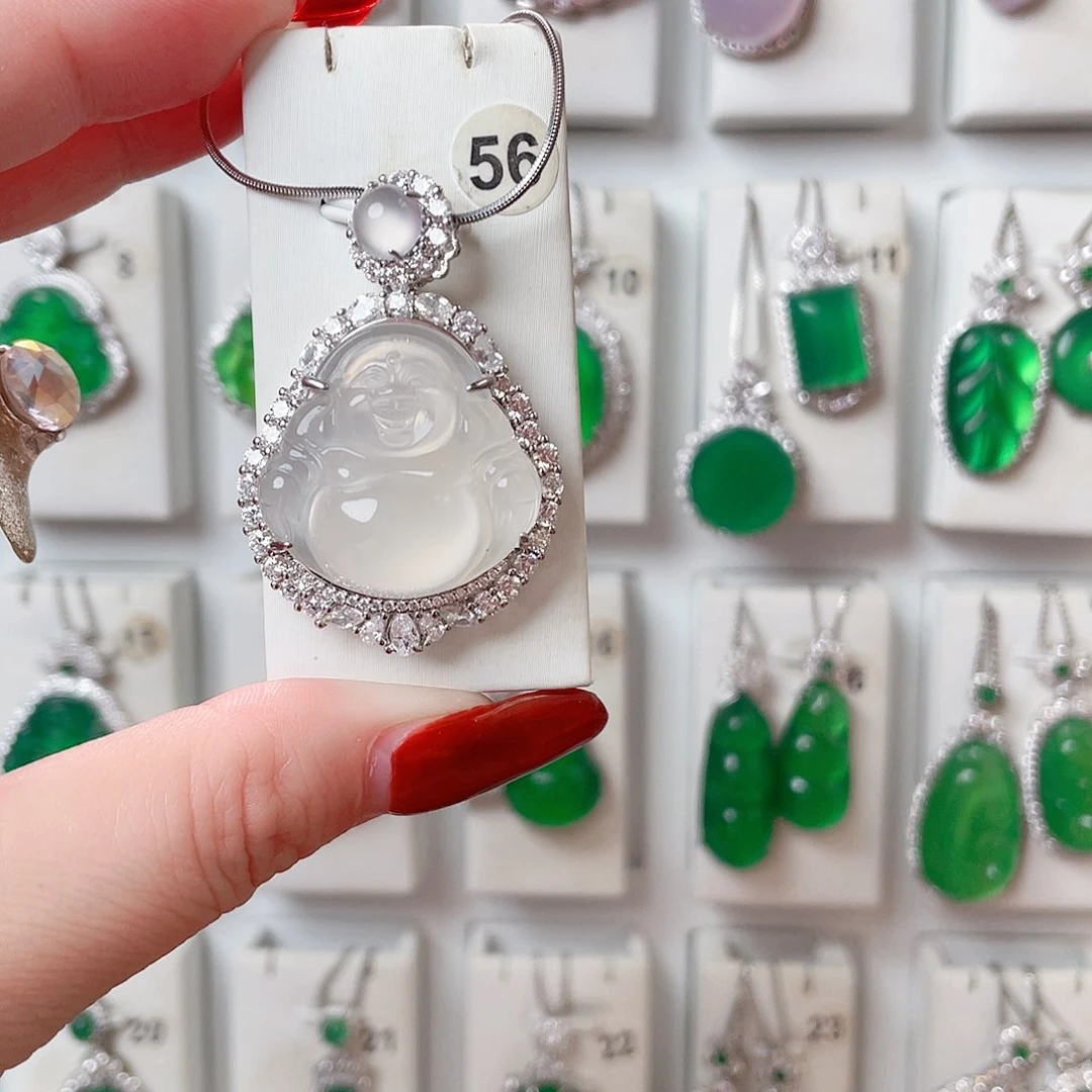 玛瑙/玉髓吊坠(赠链)未镶嵌