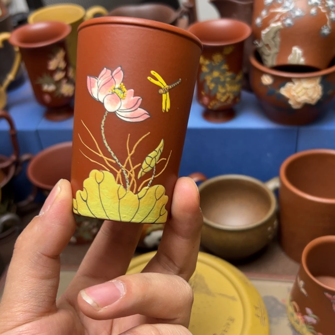 紫砂茶杯紫砂主人杯100cc