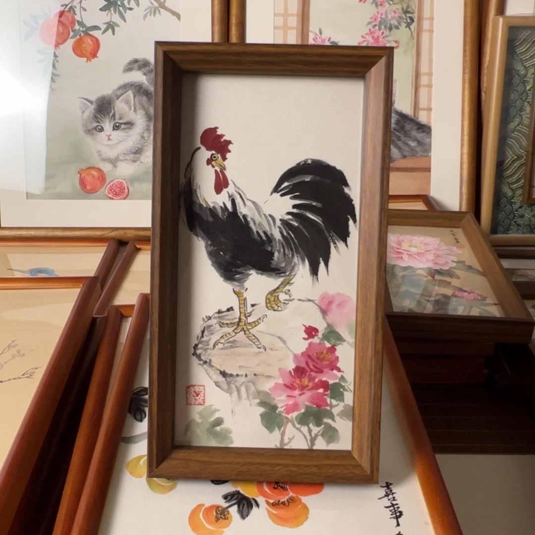 纸本手绘国画作品定制