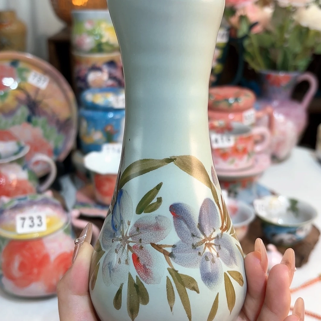 景德镇手绘高温釉下彩陶瓷茶具