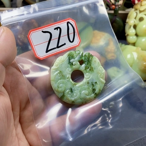 合金蛇纹石玉手链