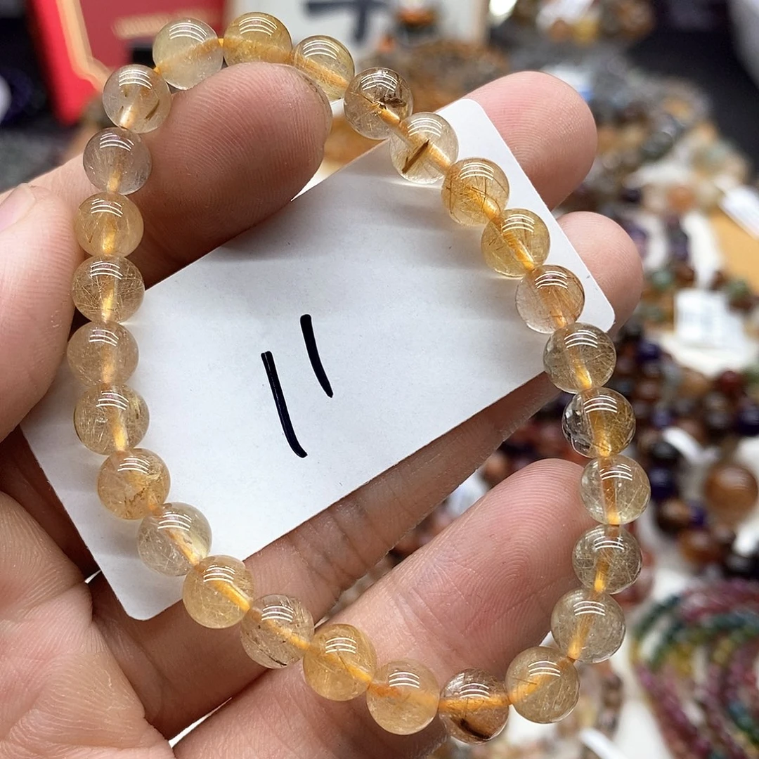 水晶手串未镶嵌天然