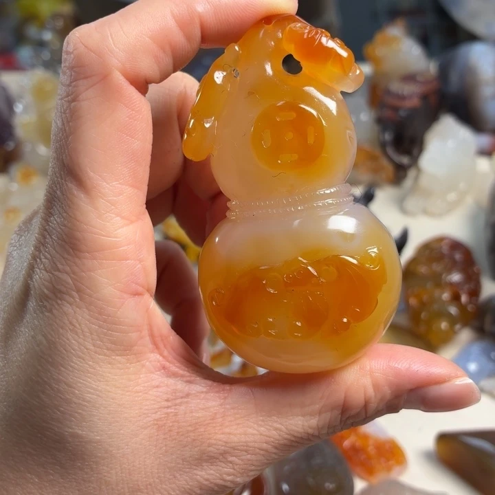 玛瑙/玉髓未镶嵌吊坠(不含链)