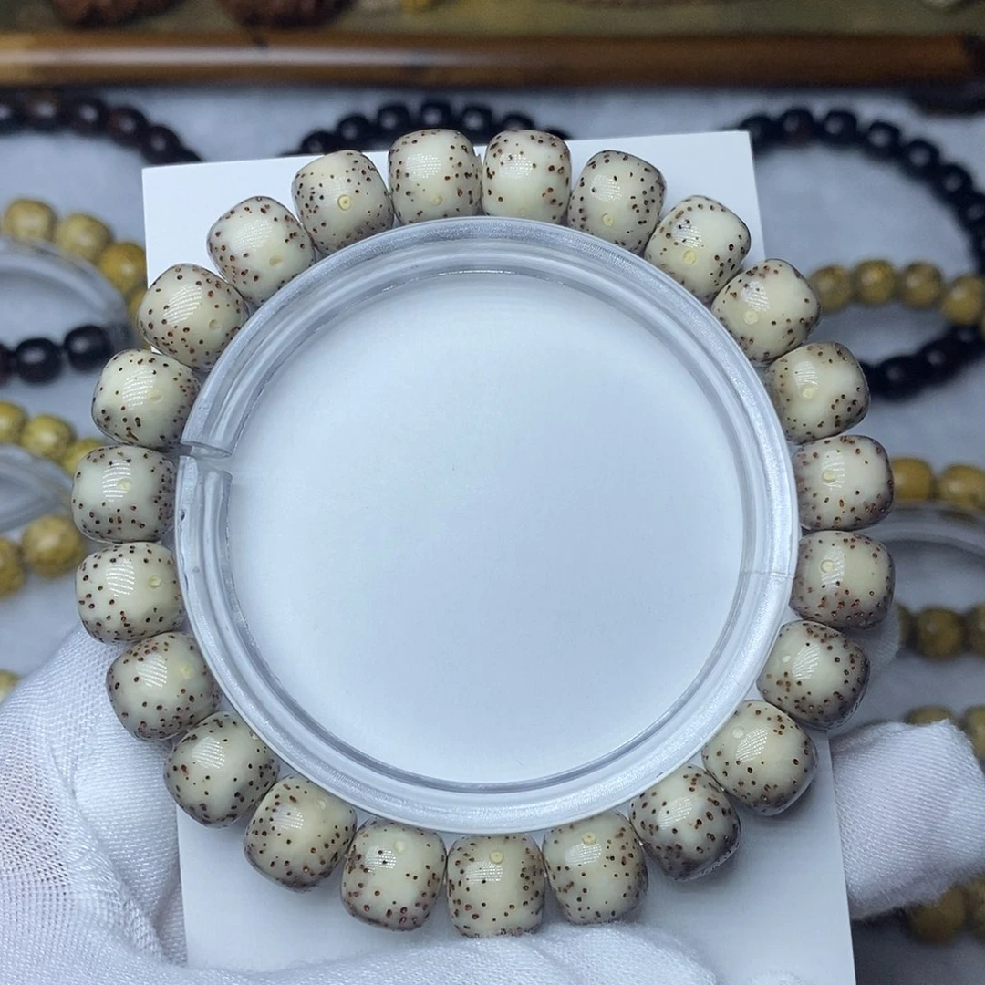 星月菩提手串10灰冰通体牛毛星