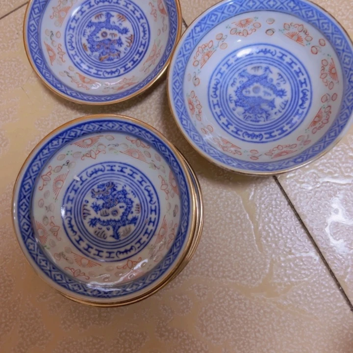 渔***家杯景德镇陶瓷小碟子加采