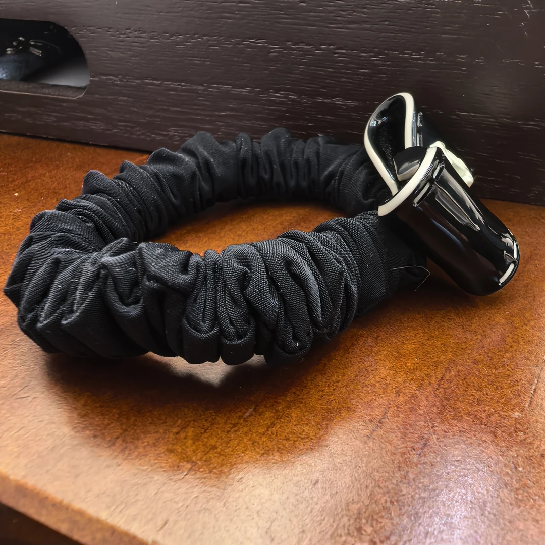 C639黑色蝴蝶结交叉小肠圈